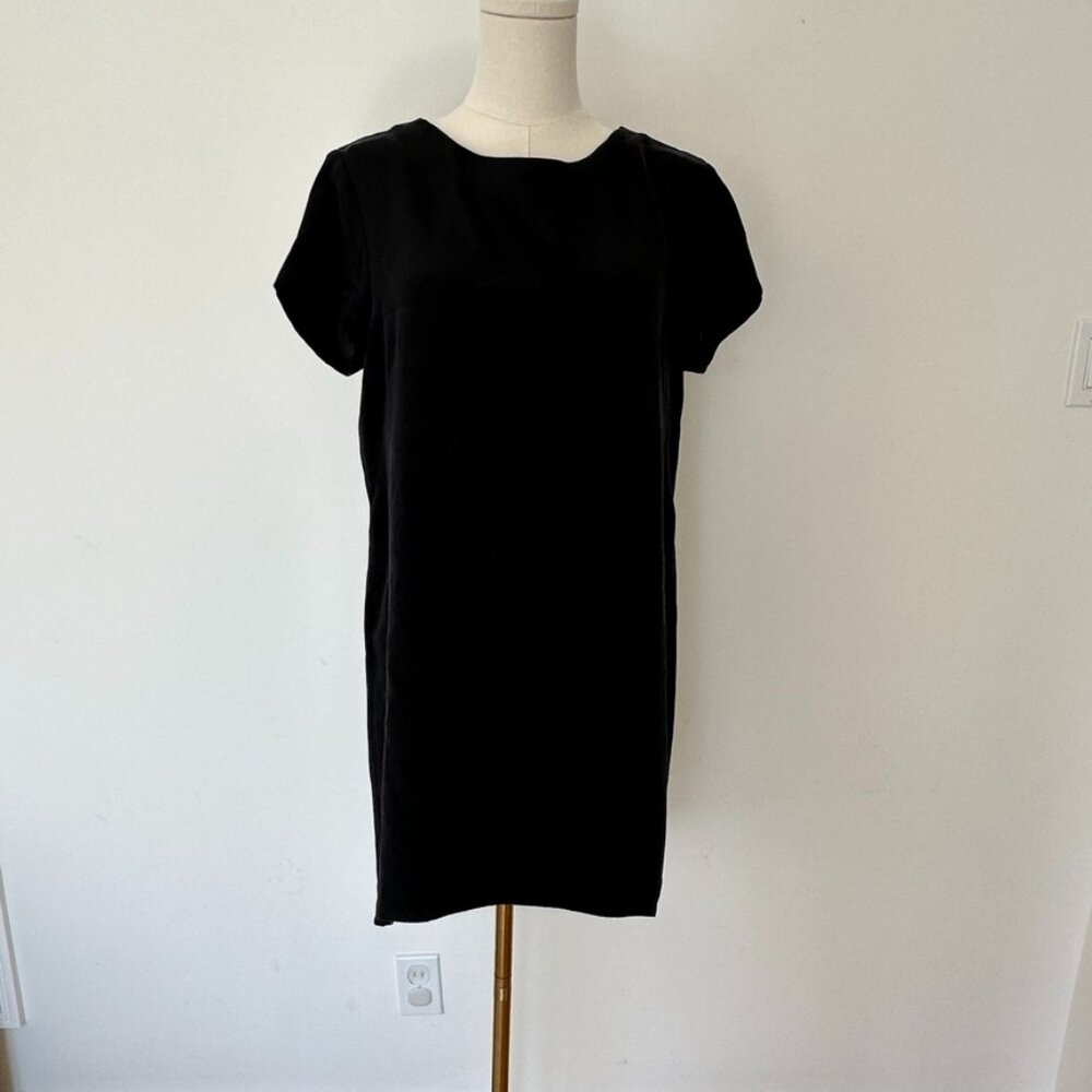 Cuyana Ponte Tee Dress Black Women's Medium